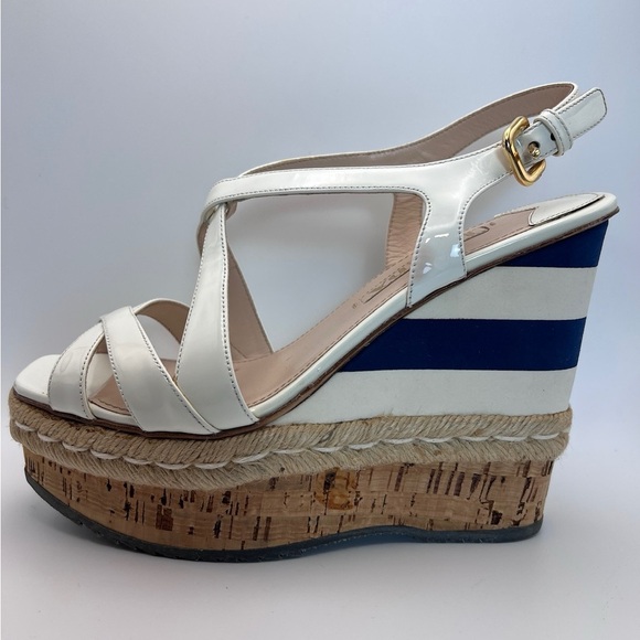 Prada Patent Wedge 38.5 - Picture 11 of 16